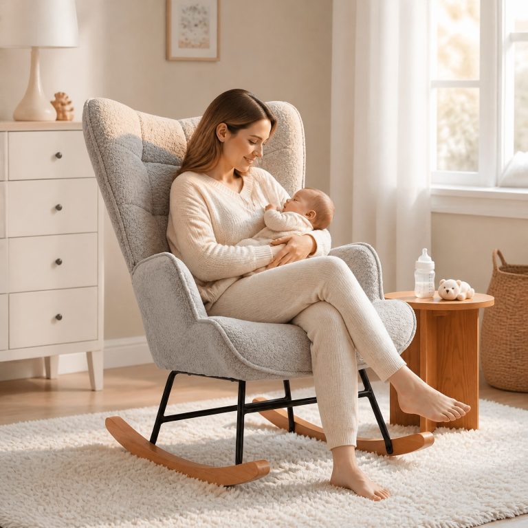 Rocking Chair Gris Bruma
