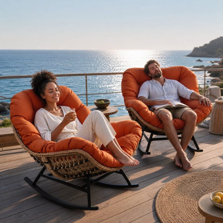 Rocking Chair Papasan Laguna