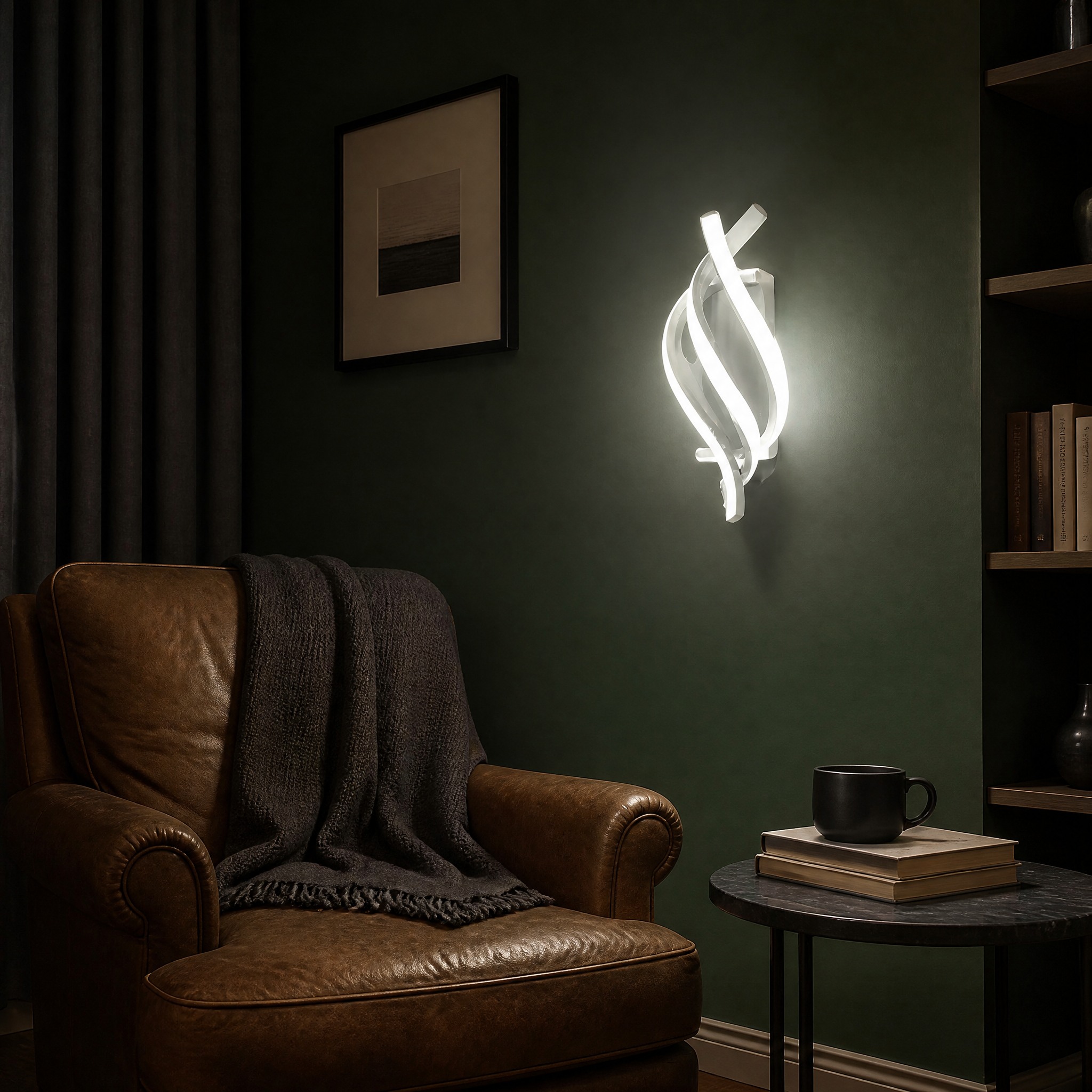 Applique Murale Blanche LED applique murale décorative