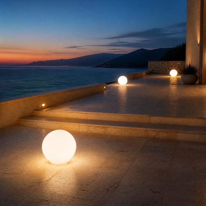 Boule Lumineuse Jardin boule lumineuse LED extérieure décorative