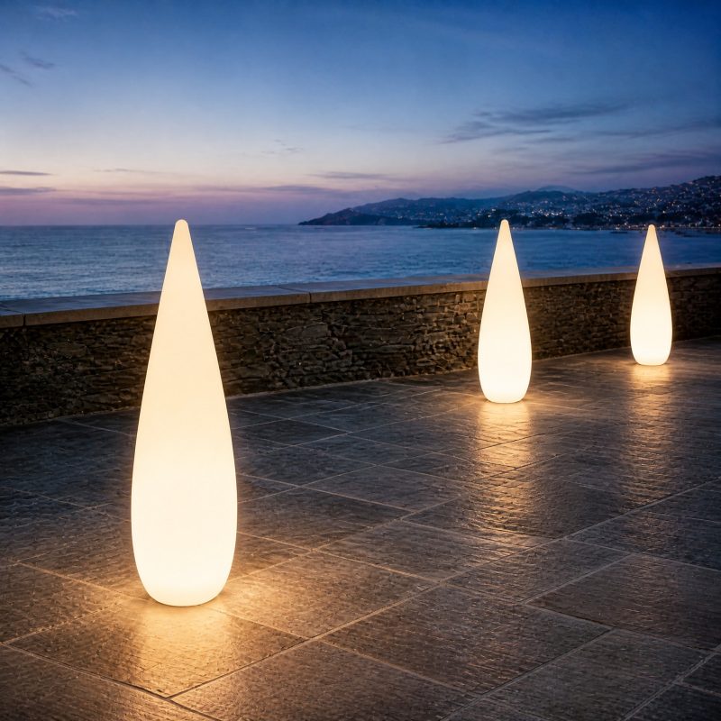 Lampadaire Extérieur Sans Fil 80 cm