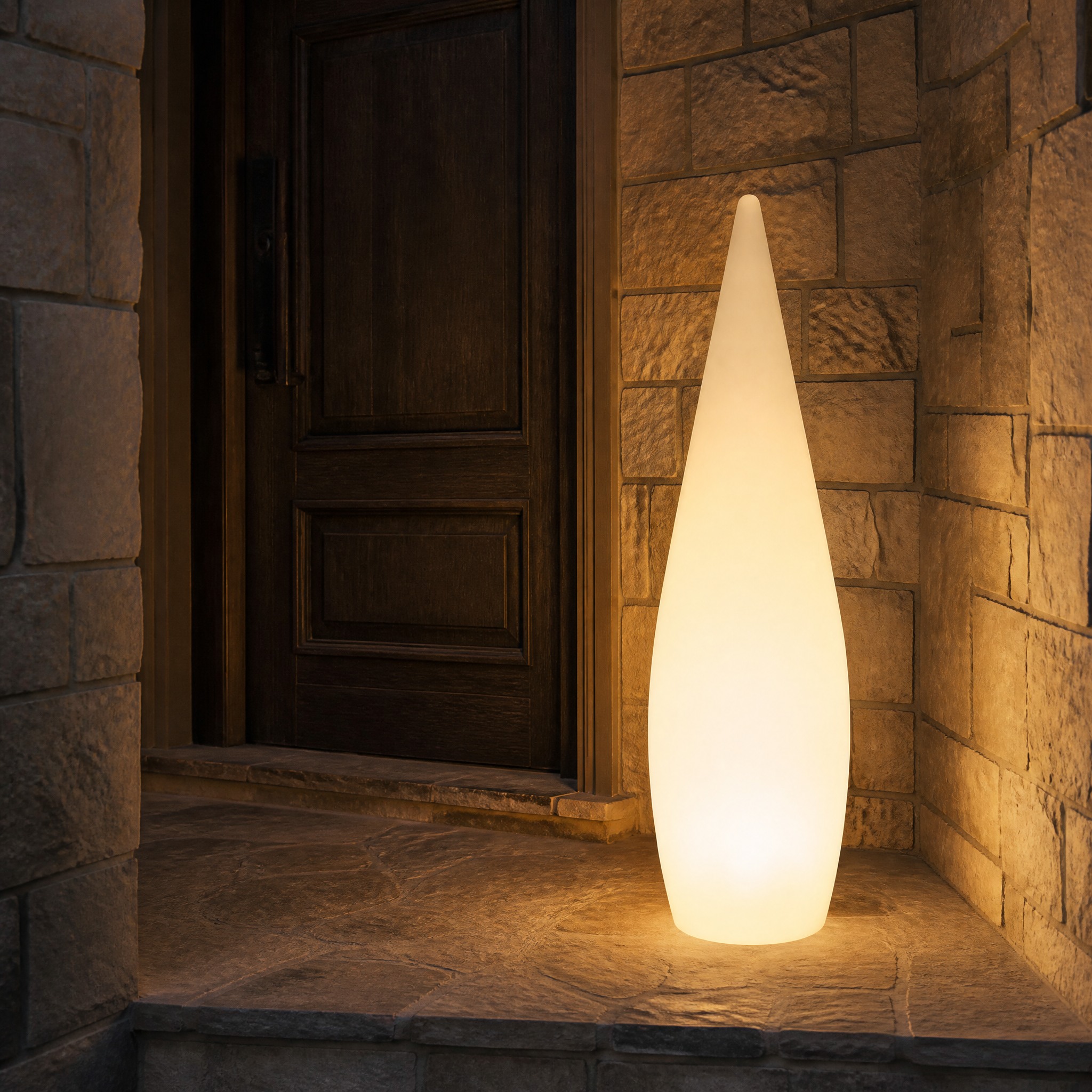 Lampadaire Extérieur Sans Fil LED RGB, 16 couleurs