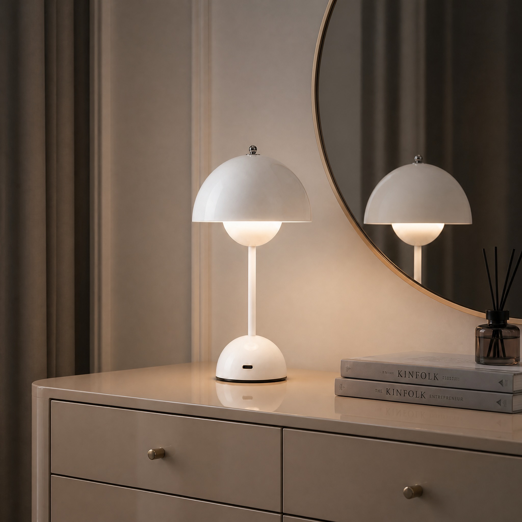 Lampe Champignon Sans Fil lampe de table champignon, sans fil
