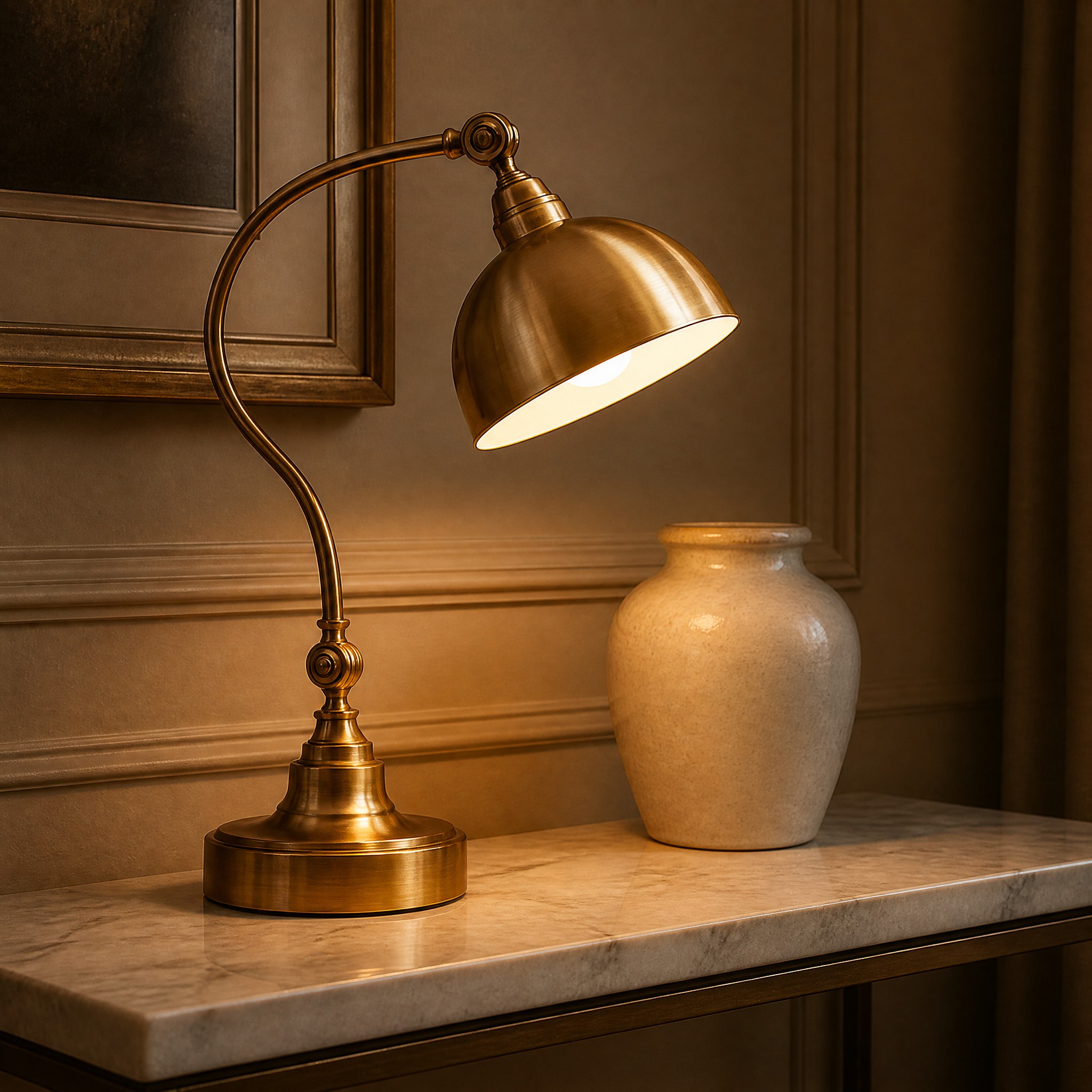 Lampe de Bureau Laiton lampe de table et de bureau