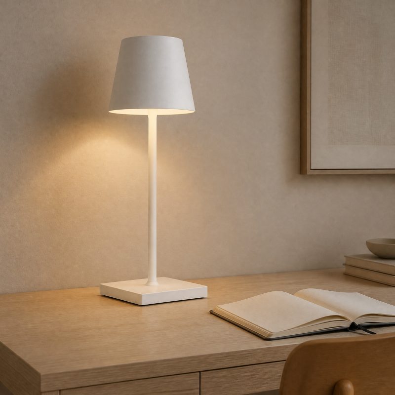 Lampe de Chevet Blanche Blanc