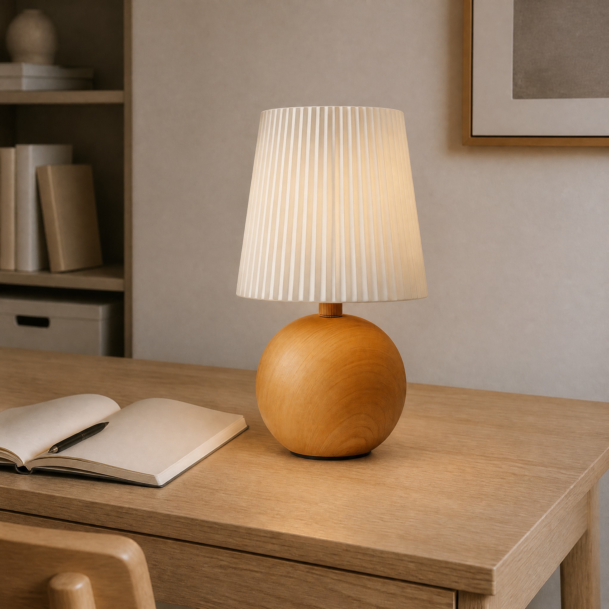 Lampe de Chevet Bois Petit Bois clair