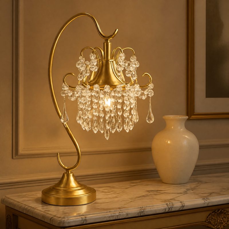 Lampe de Chevet Cristal lampe de table décorative