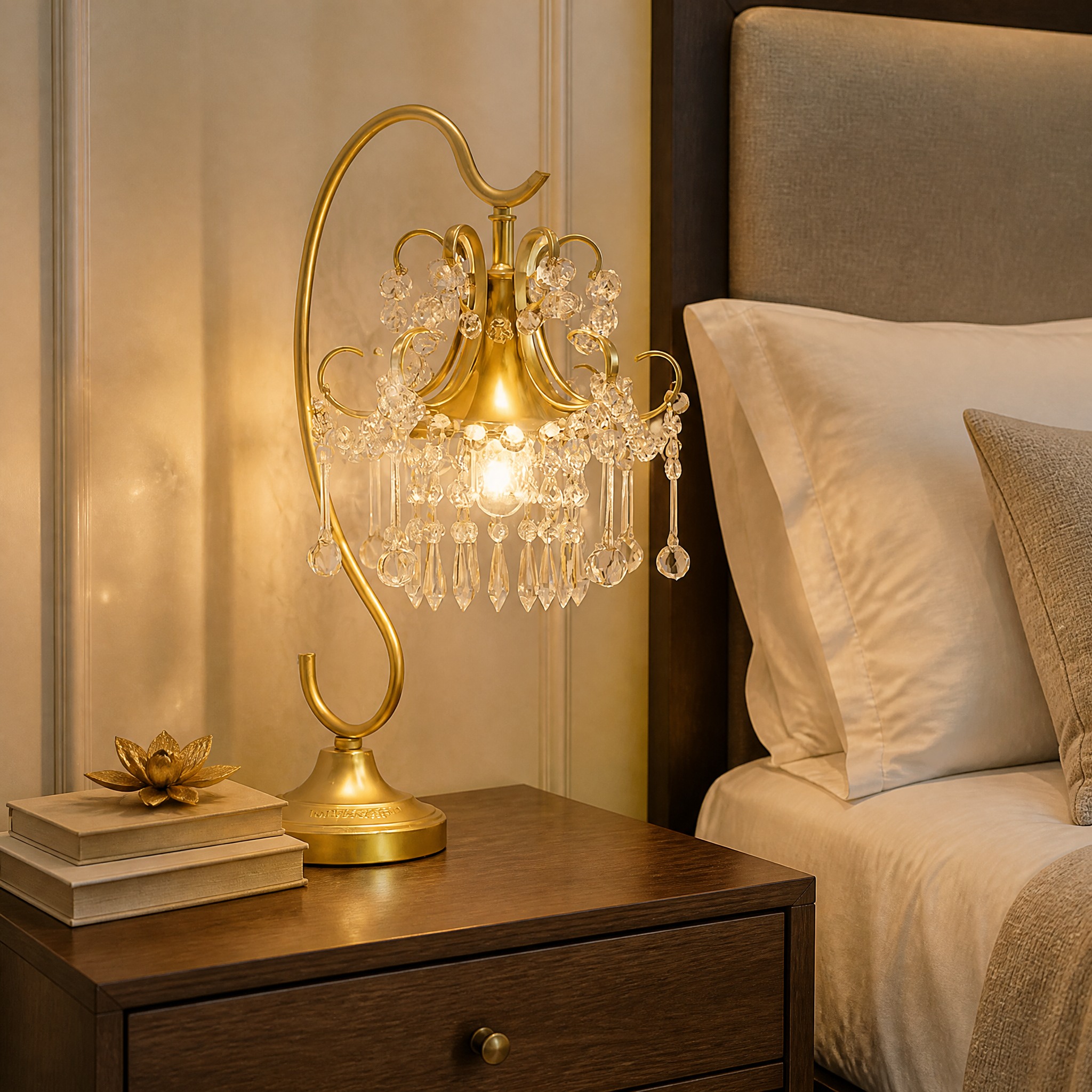 Lampe de Chevet Cristal puissance 6 à 10 W