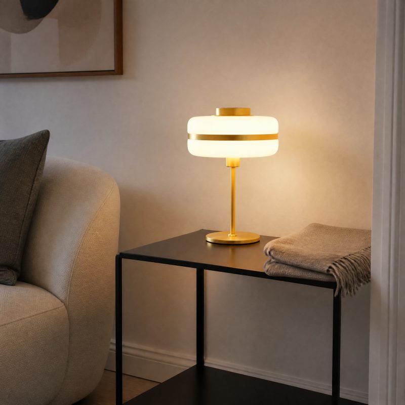 Lampe de Chevet Laiton lampe de table