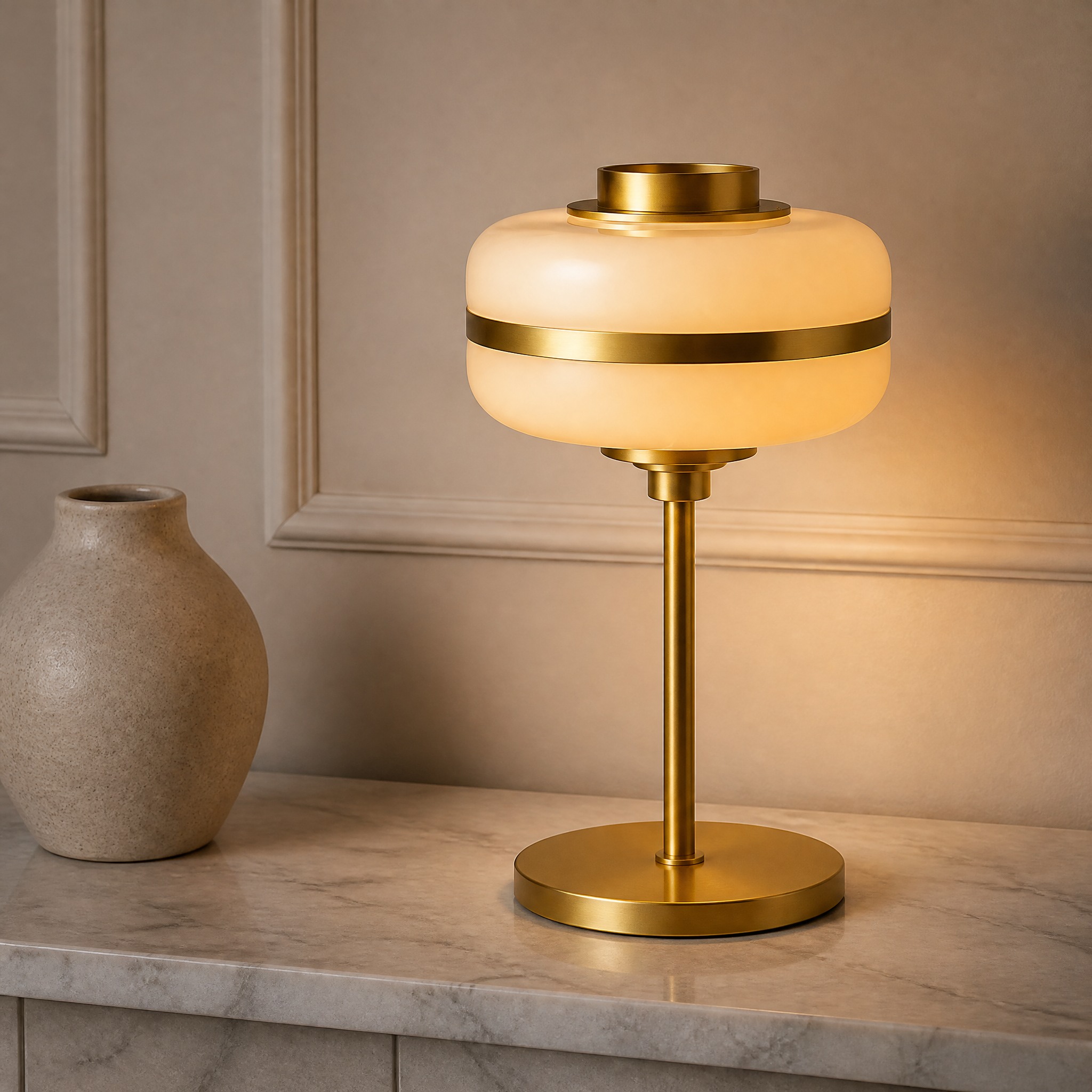 Lampe de Chevet Laiton pour console