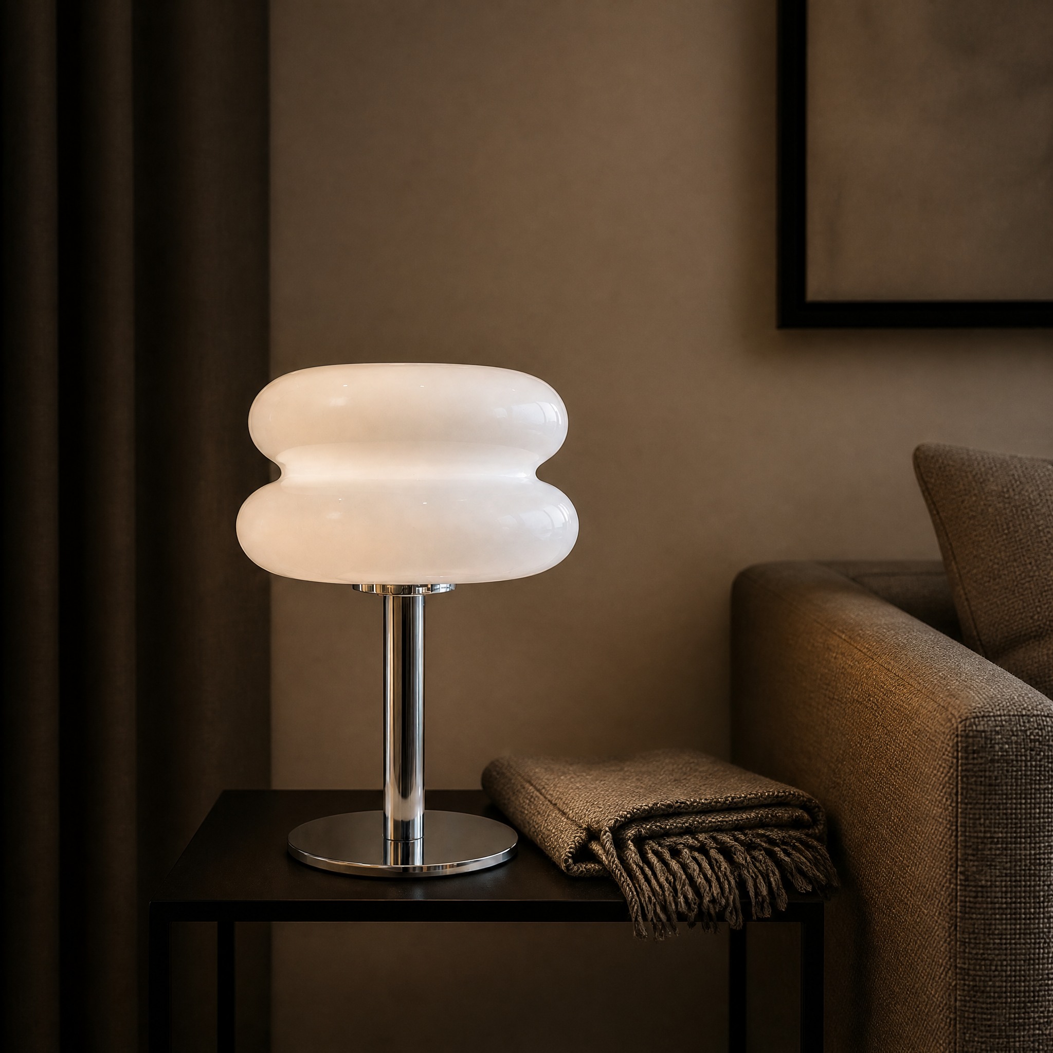 Lampe de Chevet Opaline Blanc 1