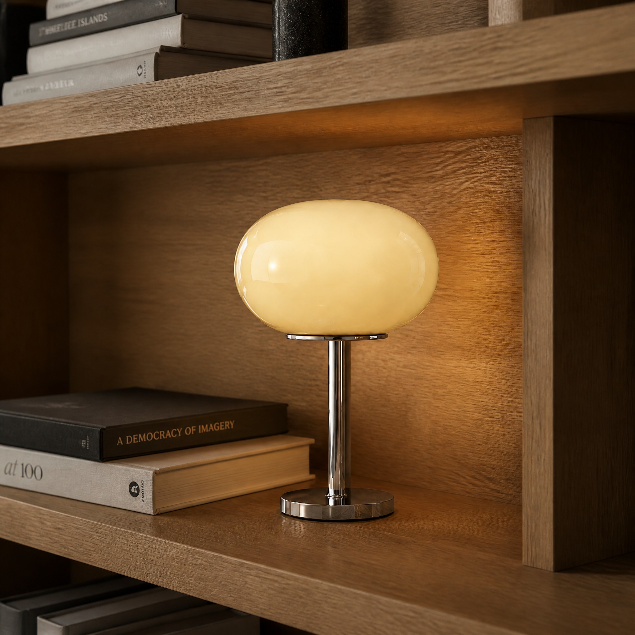 Lampe de Chevet Opaline Jaune 2