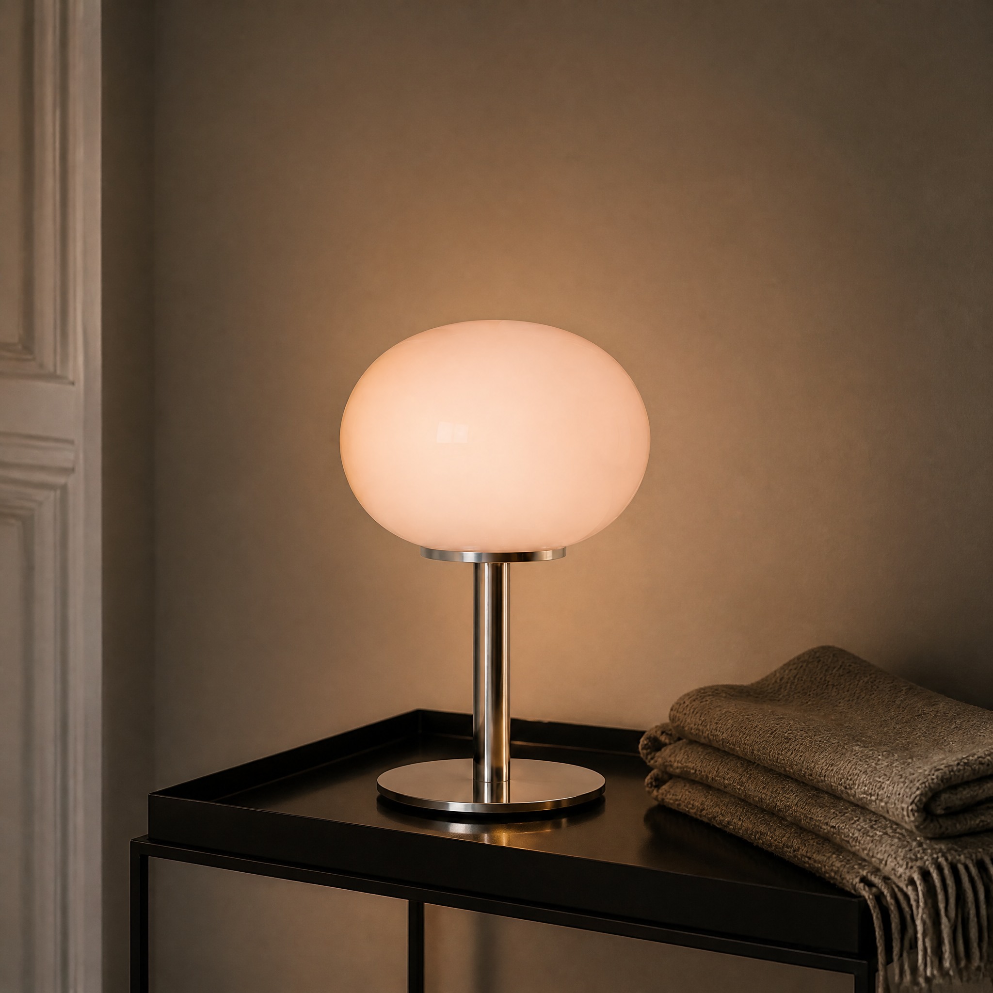 Lampe de Chevet Opaline Rose 2