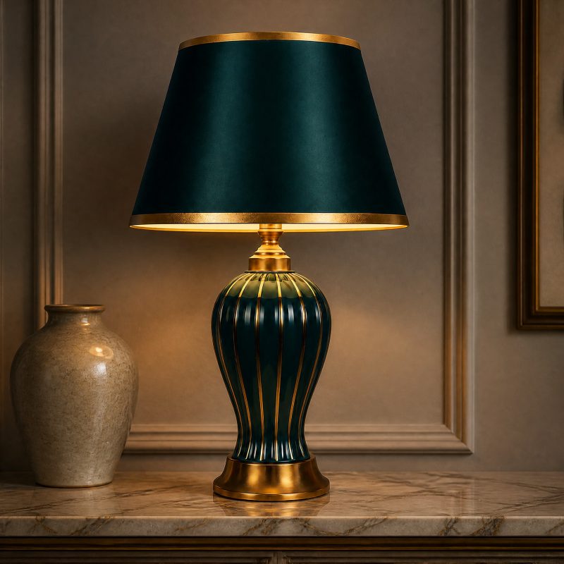 Lampe de Chevet Verte Vert