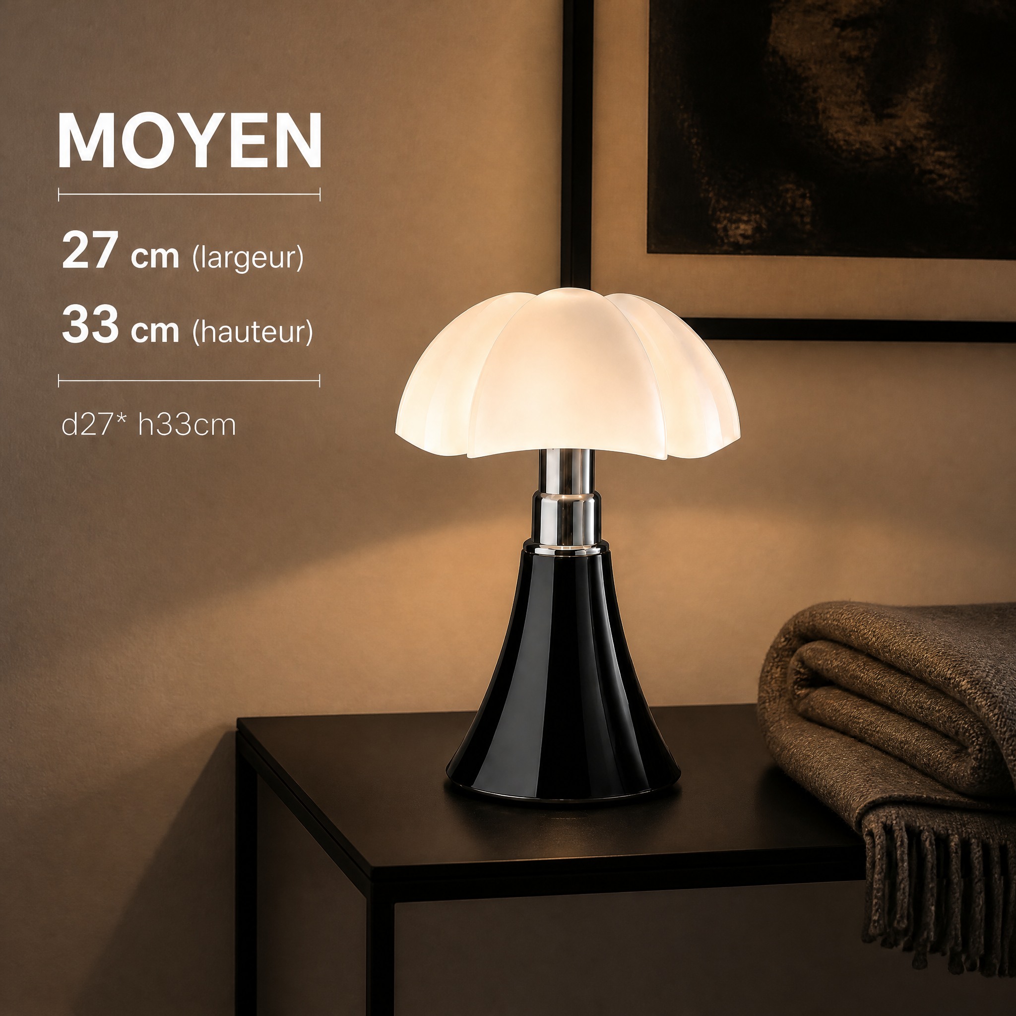 Lampe de Chevet Vintage métal
