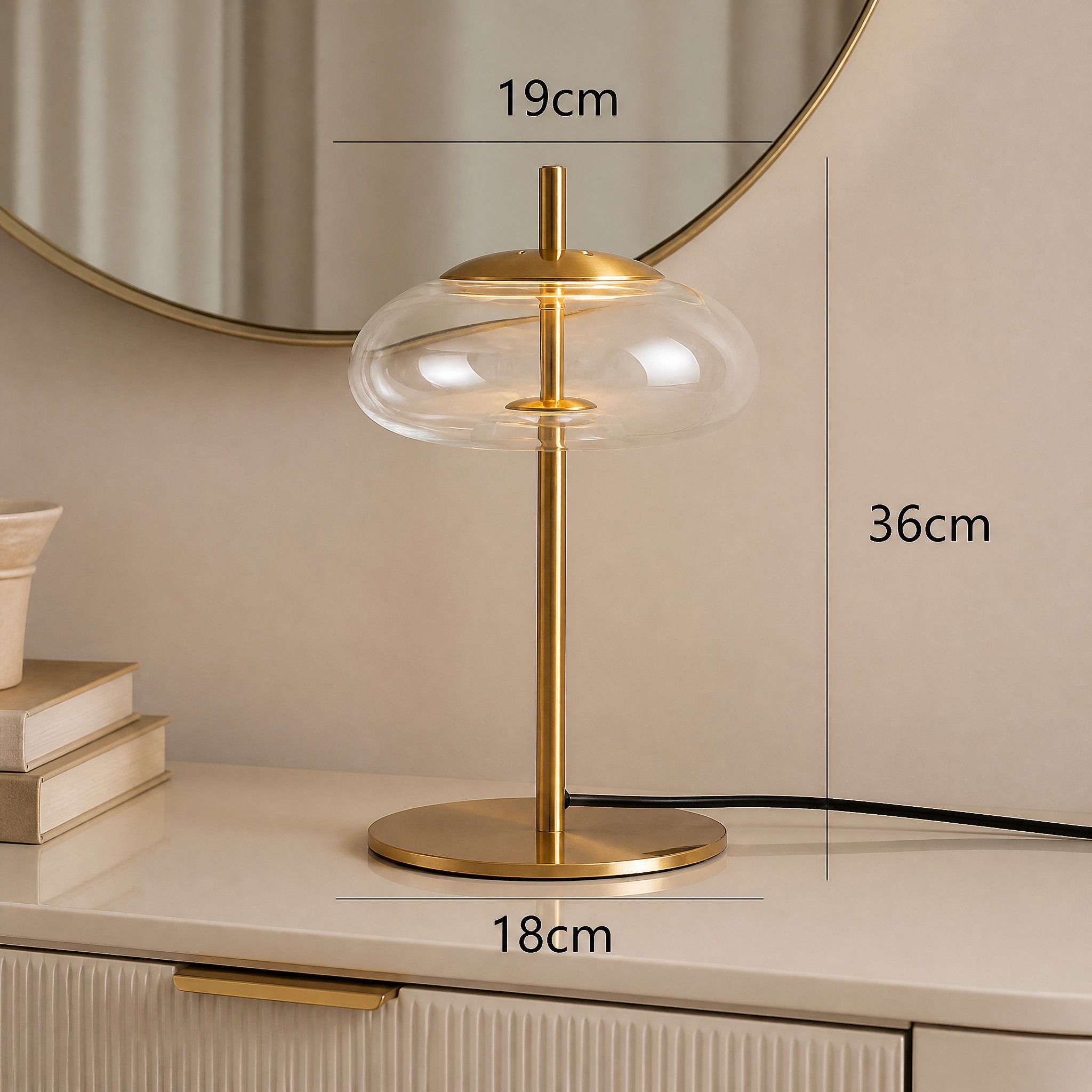 Lampe de Table Art Déco pour buffet