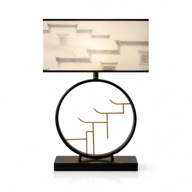 Lampe de Table Asiatique