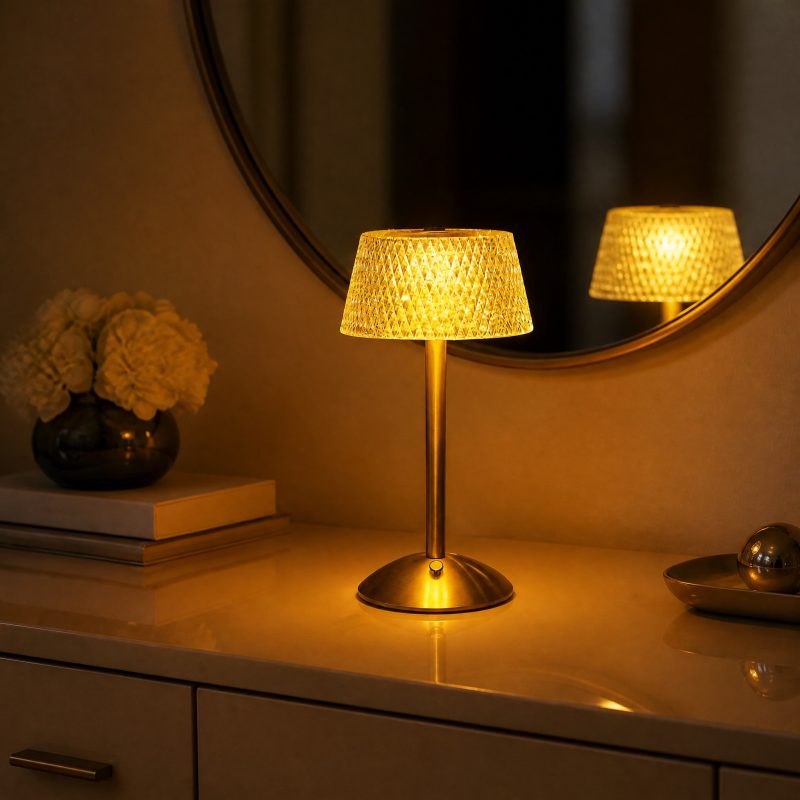 Lampe de Table Cristal lampe de table sans fil