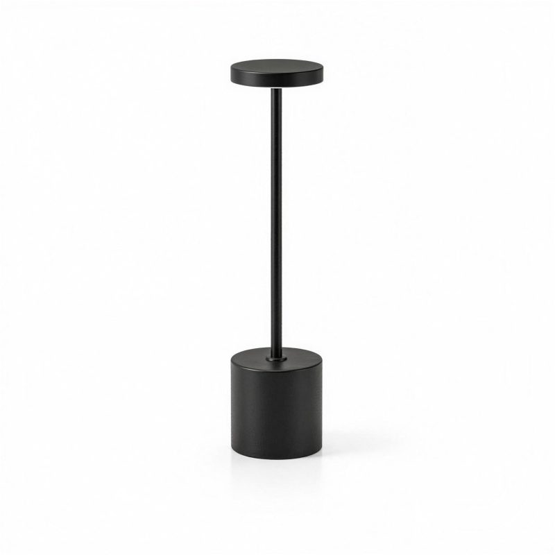 Lampe de Table Noire
