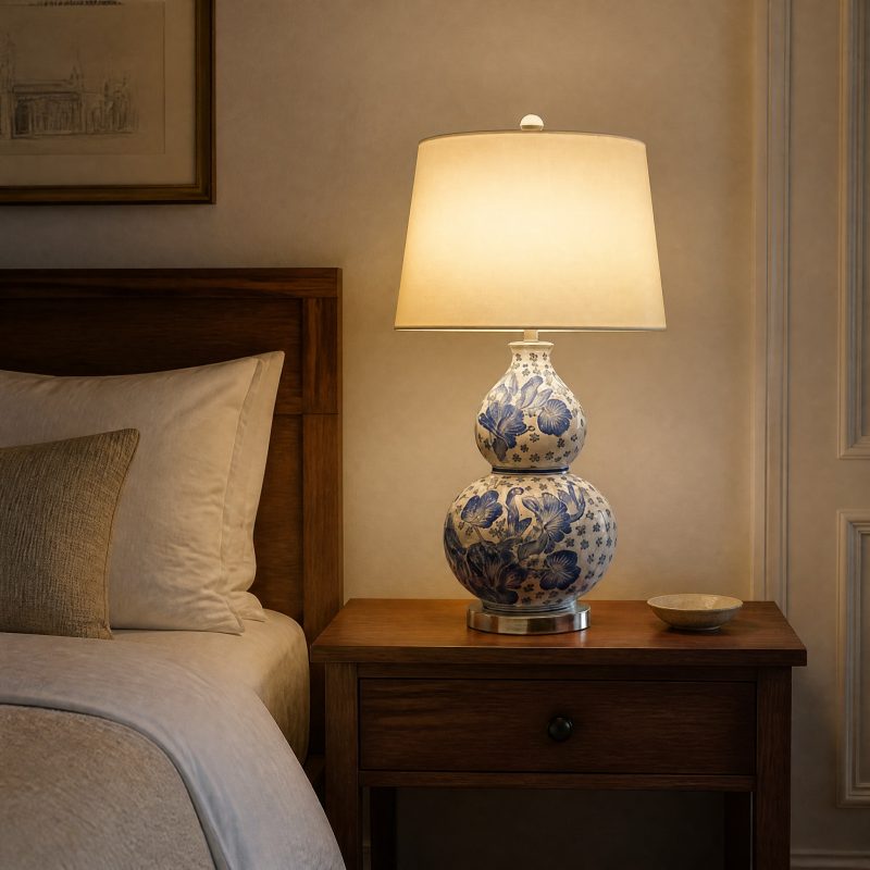Lampe en Porcelaine lampe de table décorative