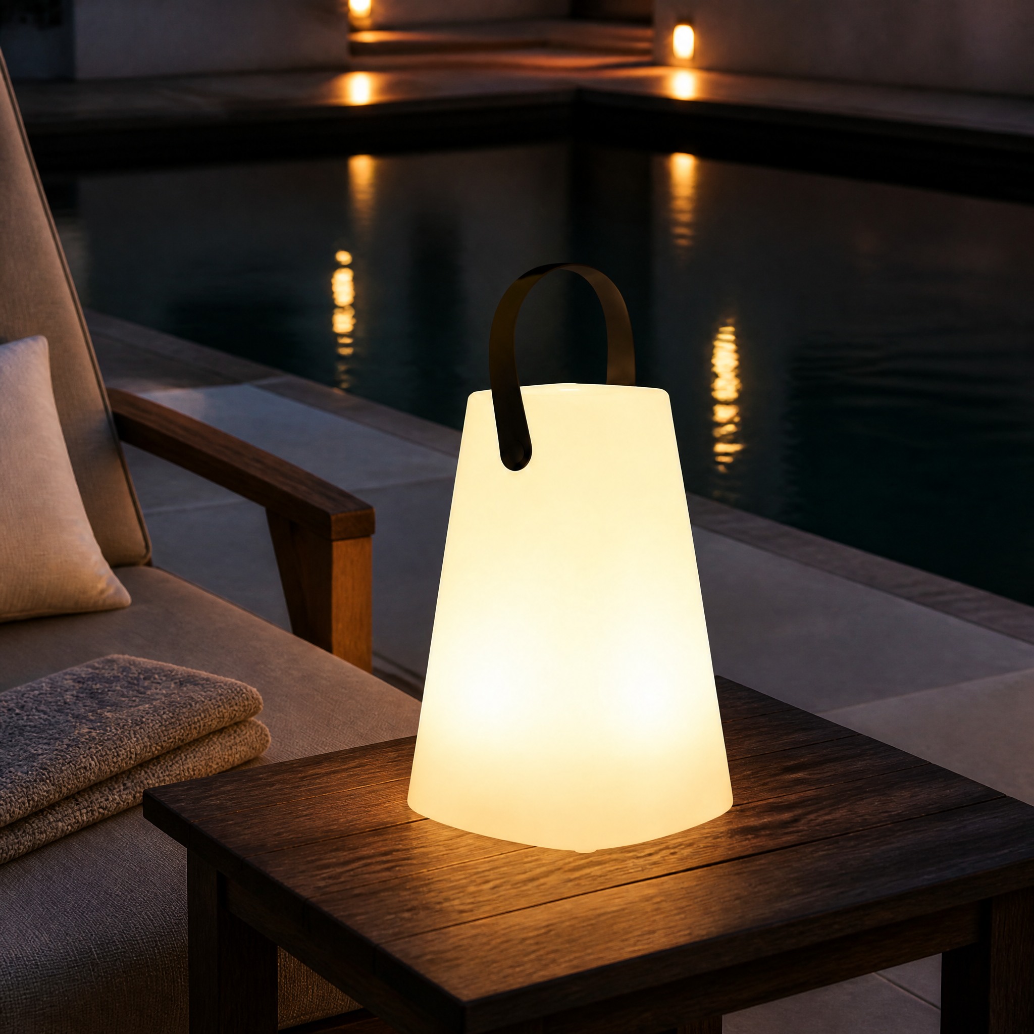 Lampe Extérieure Rechargeable plastique durable