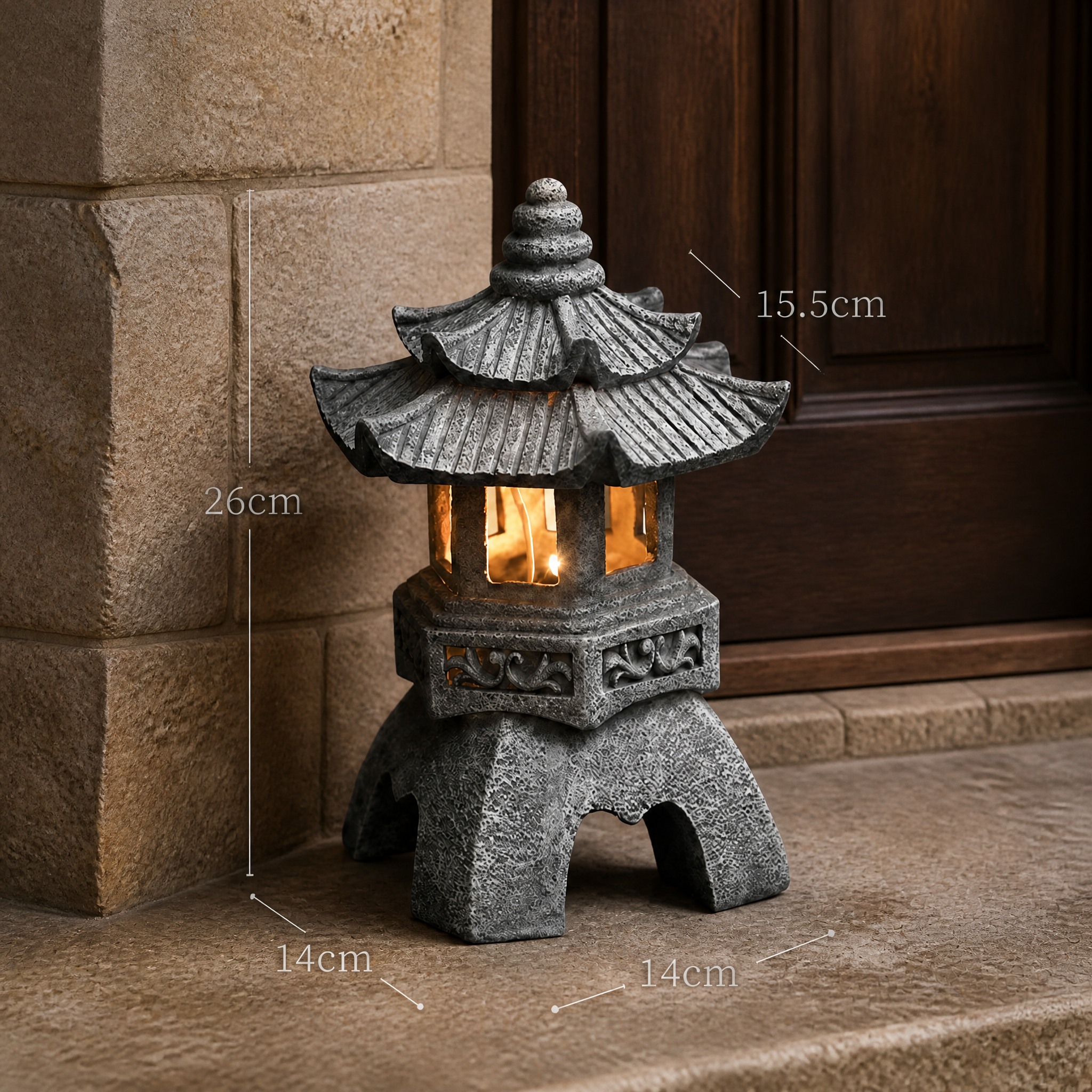 Lanterne Japonaise Solaire B