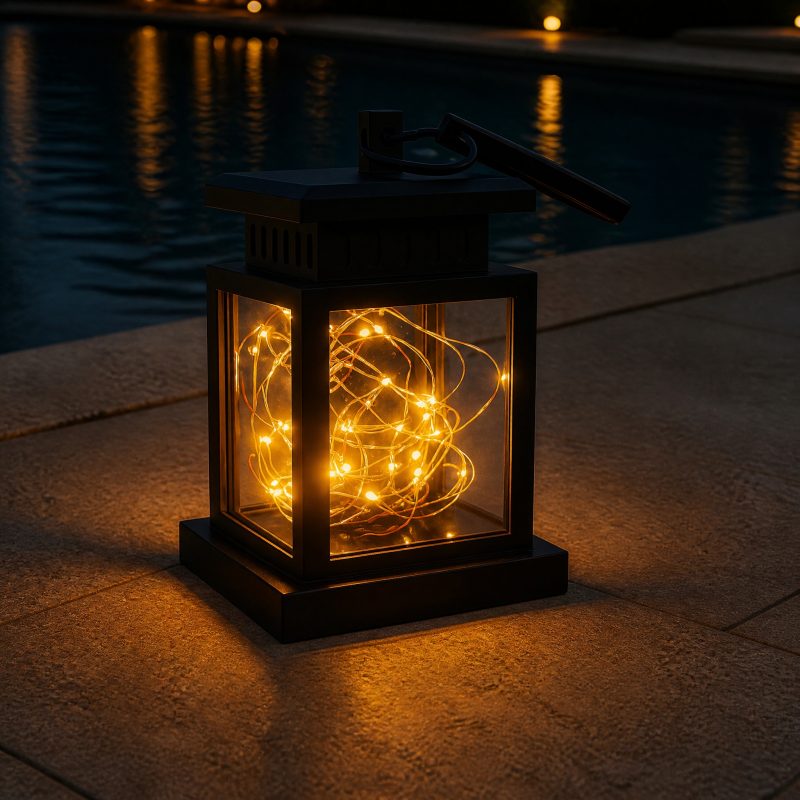 Lanterne Solaire Jardin Fil lumineux