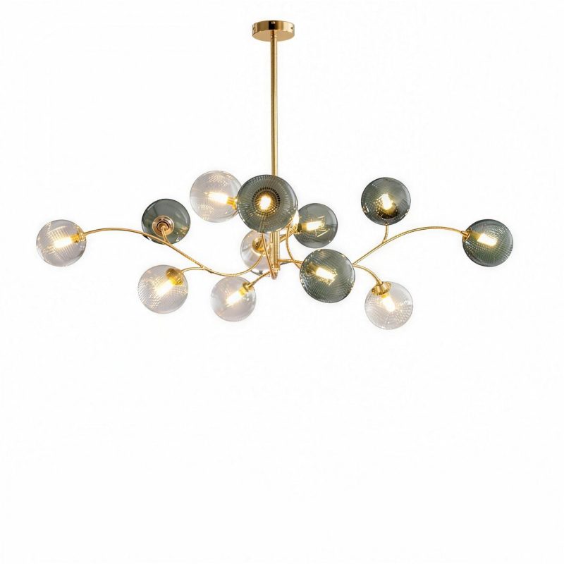 Lustre Boules de Verre