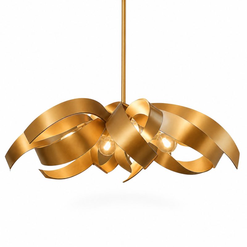 Lustre Design Doré
