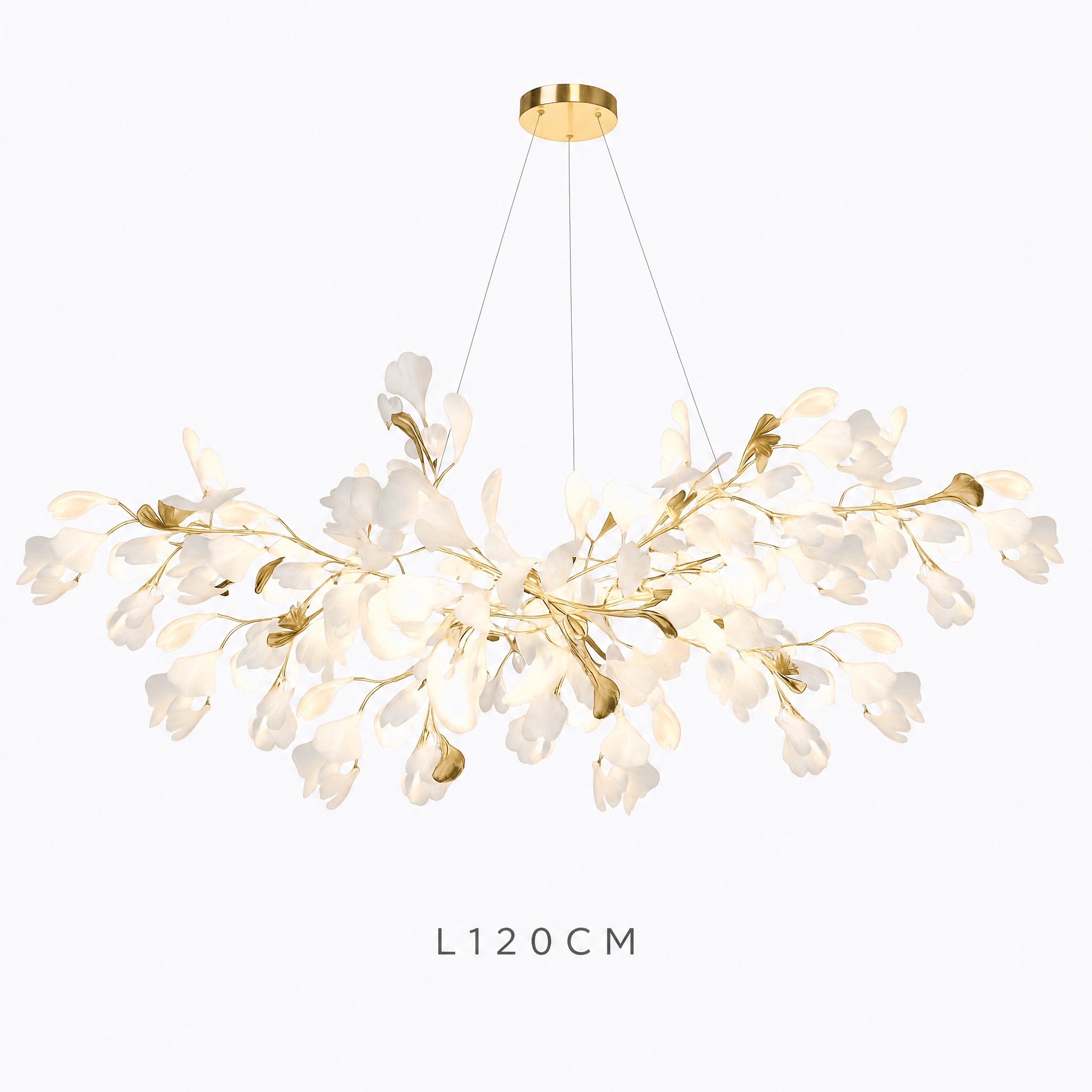 Lustre Fleurs Porcelaine D100 CM