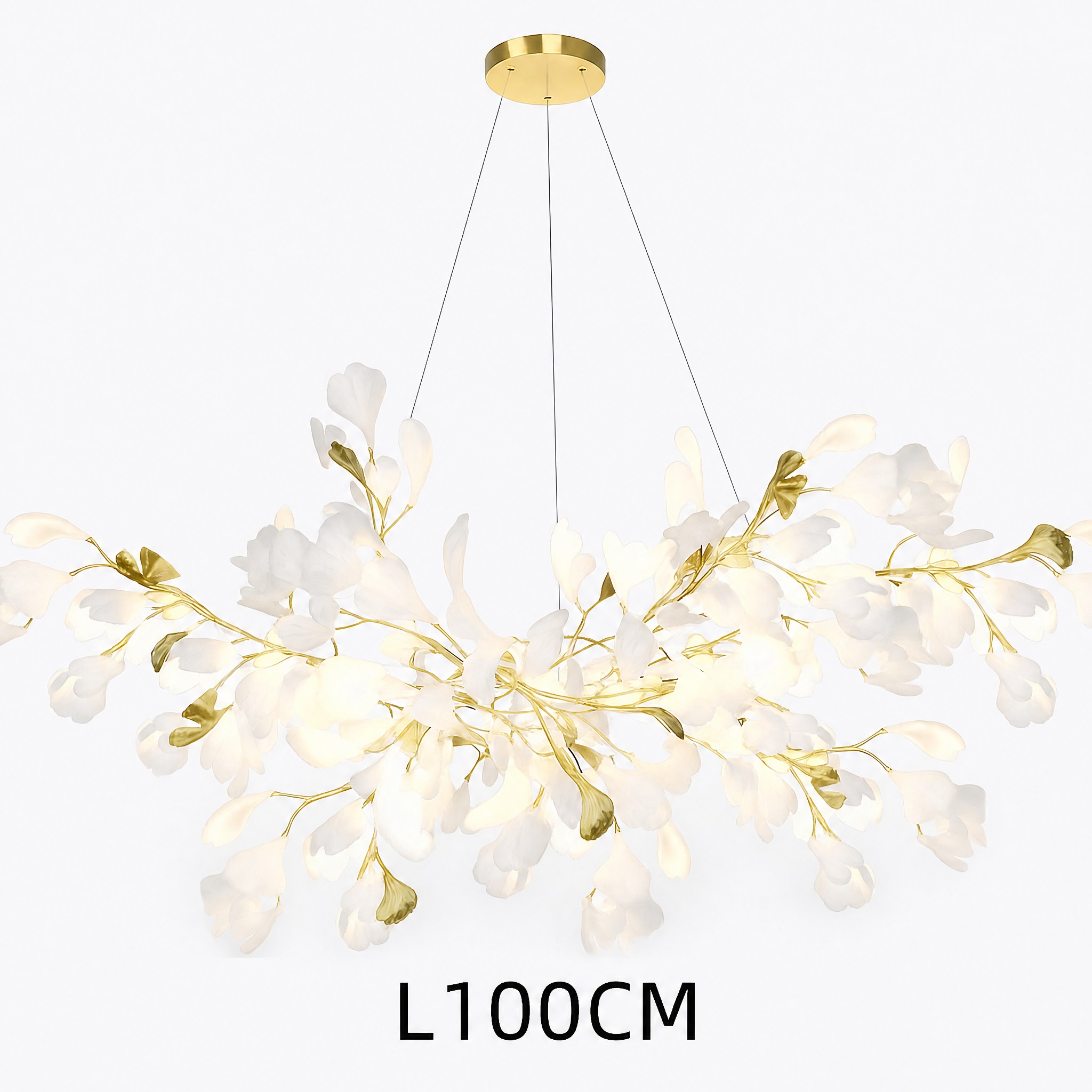Lustre Fleurs Porcelaine D120 CM