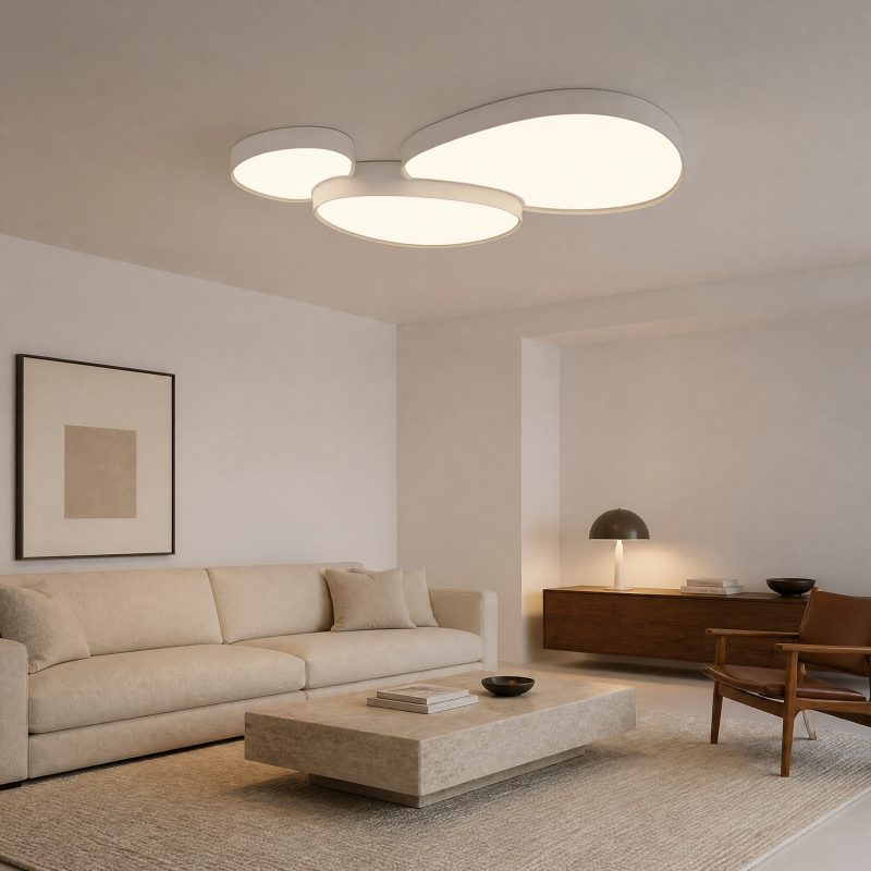 Plafonnier Blanc Design plafonnier décoratif LED