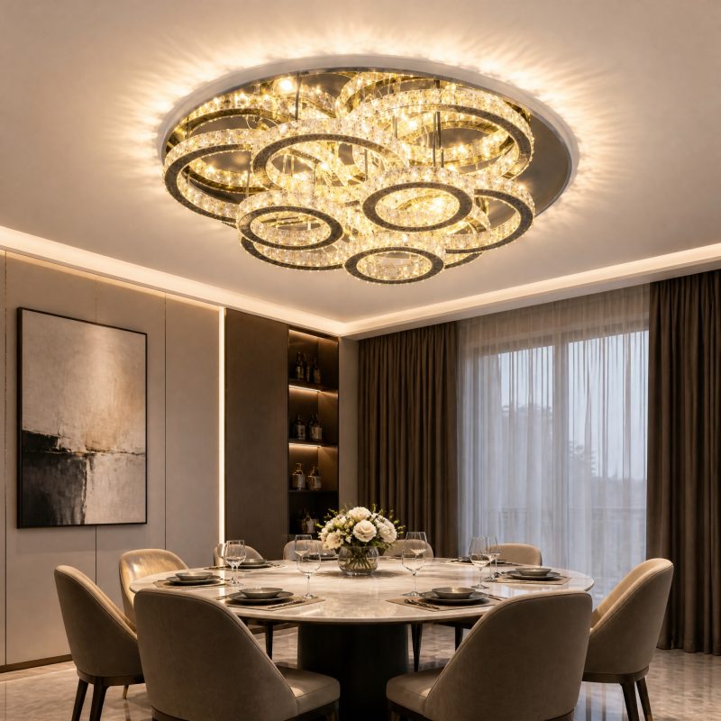 Plafonnier Cristal LED plafonnier LED décoratif