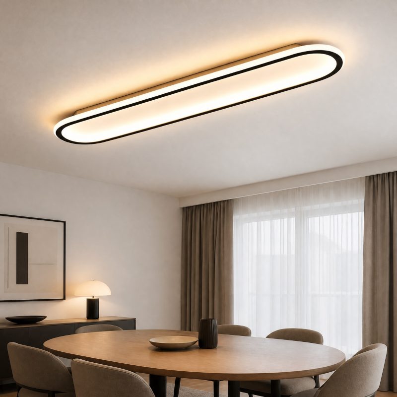 Plafonnier Cuisine LED plafonnier linéaire