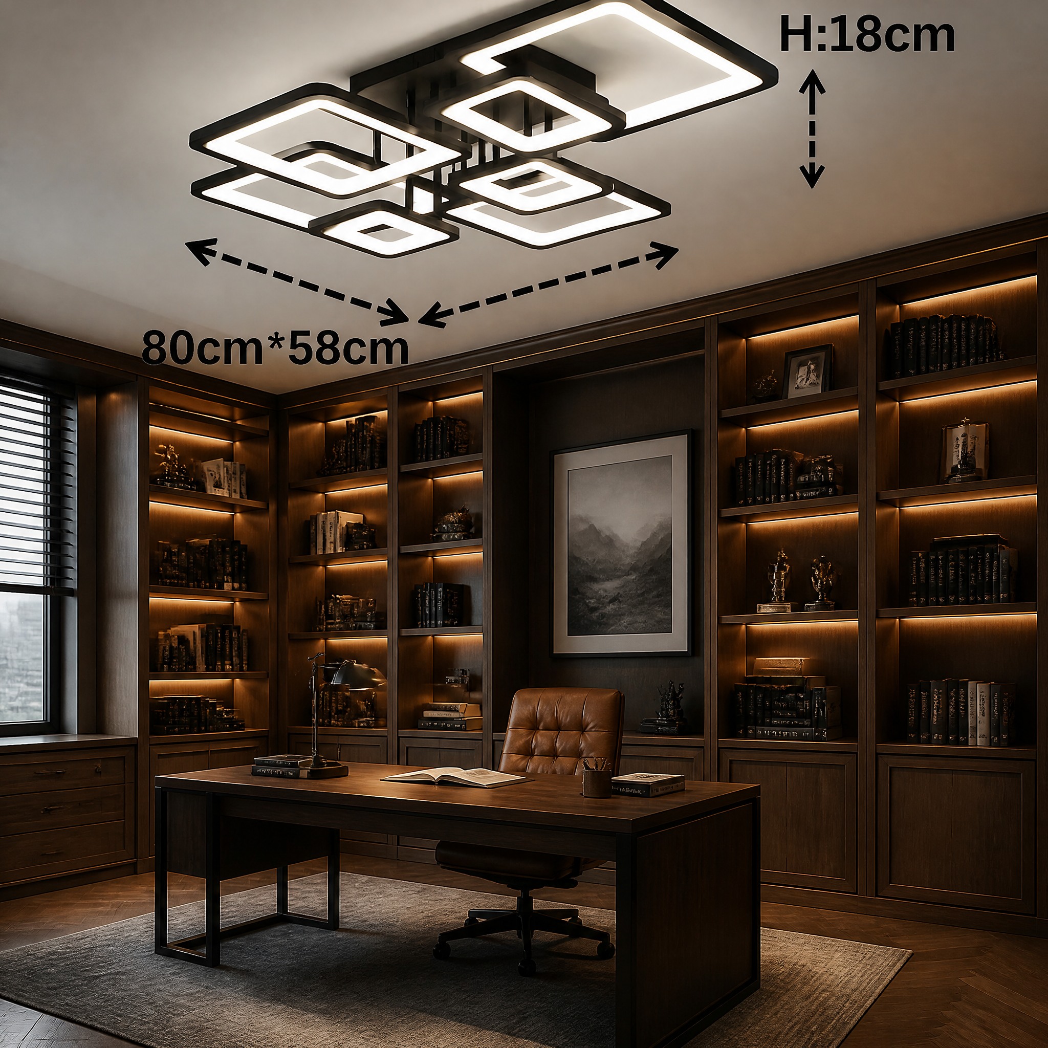 Plafonnier Géométrique LED luminaire