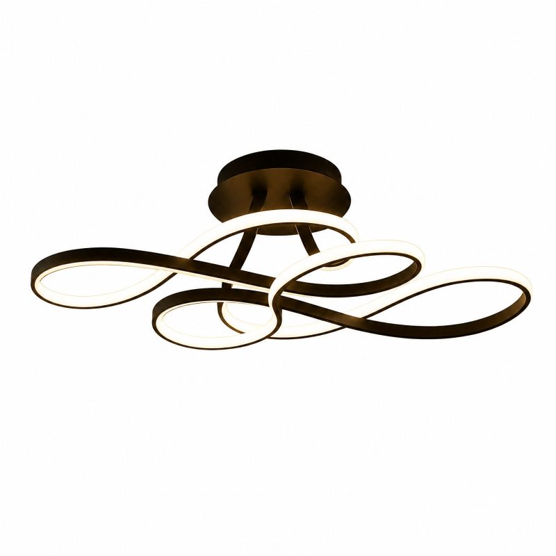 Plafonnier LED Noir