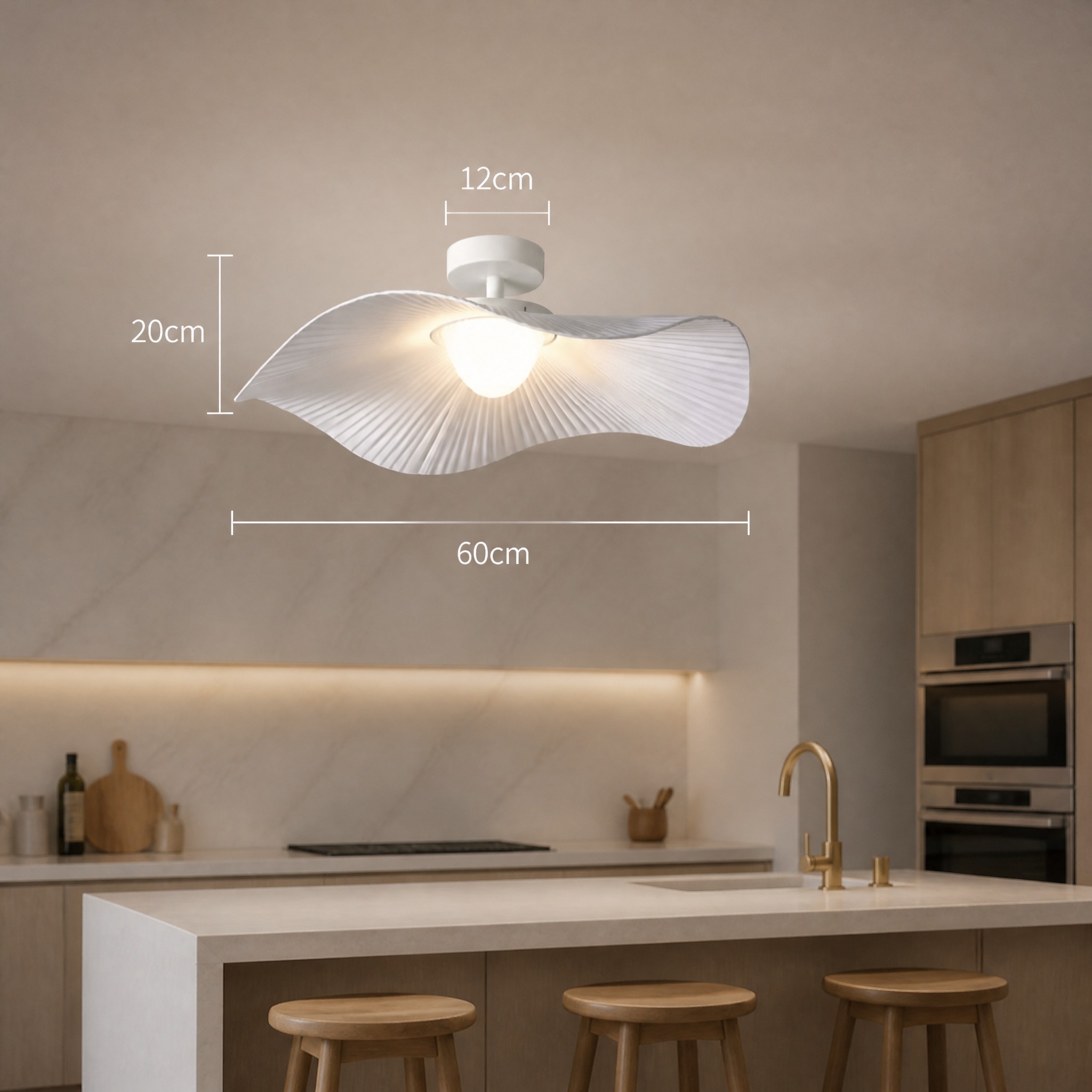 Plafonnier Original Blanc 60cm