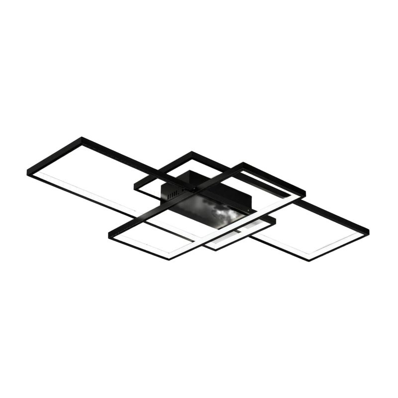 Plafonnier Rectangulaire Noir