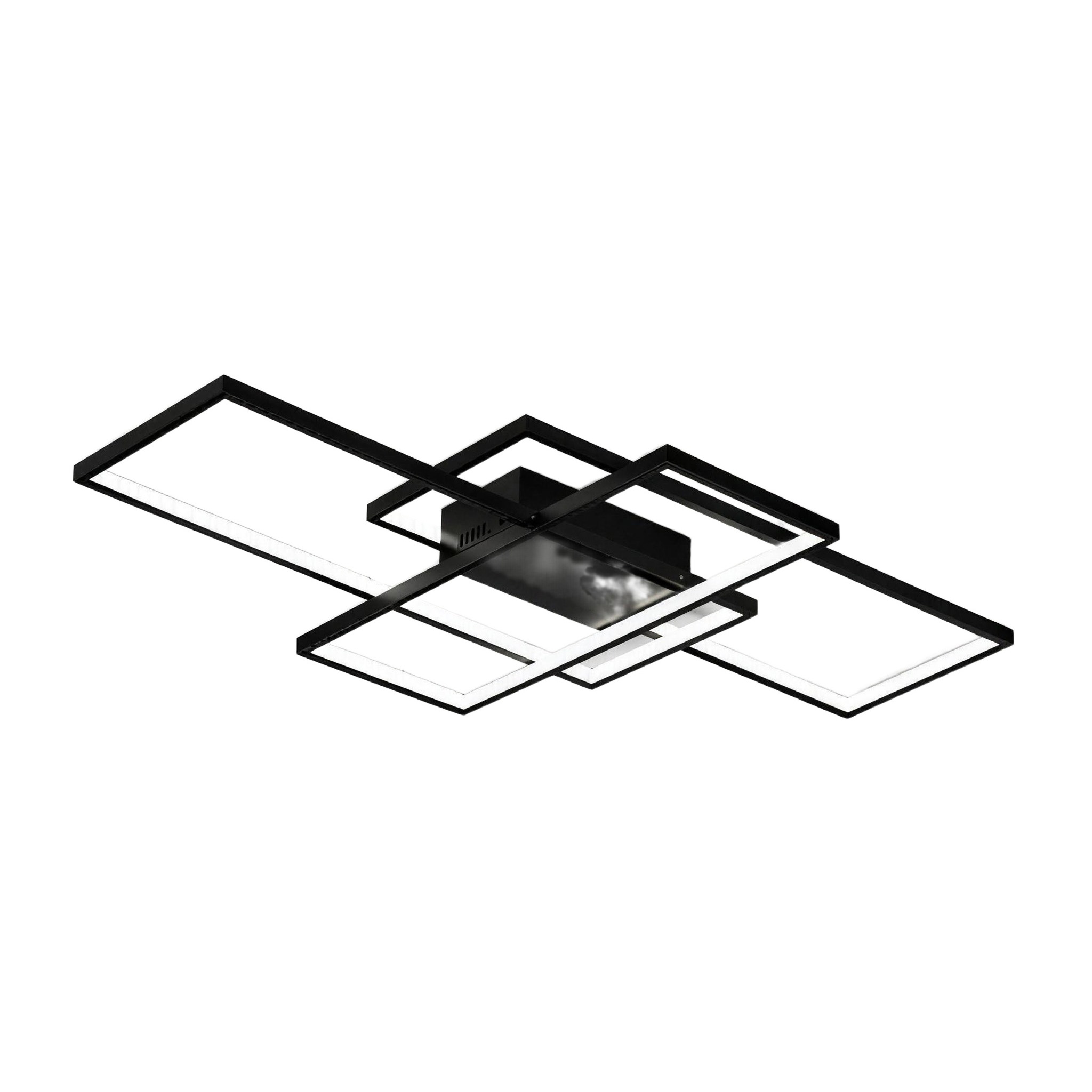 Plafonnier Rectangulaire Noir