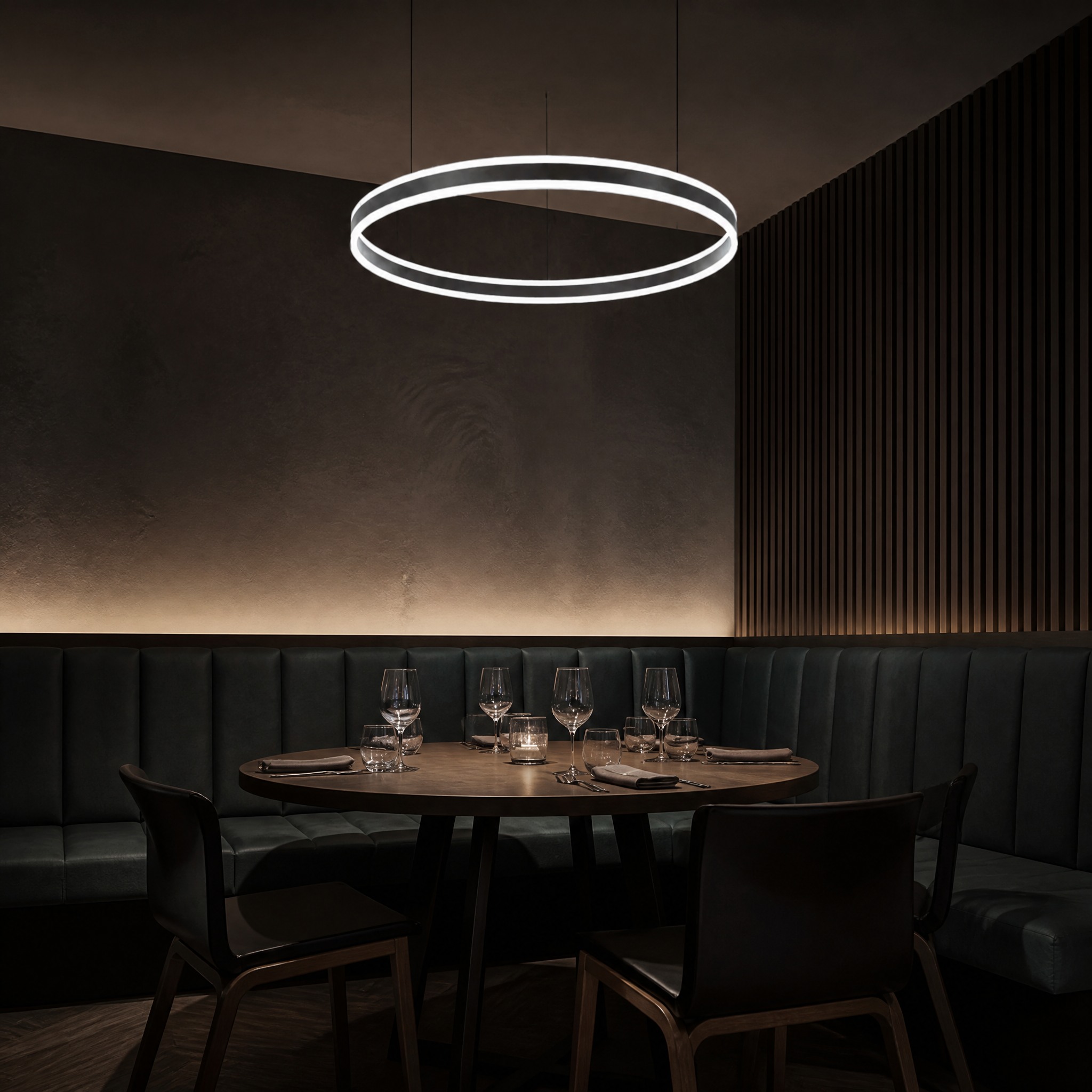 Suspension Anneau LED suspension annulaire LED