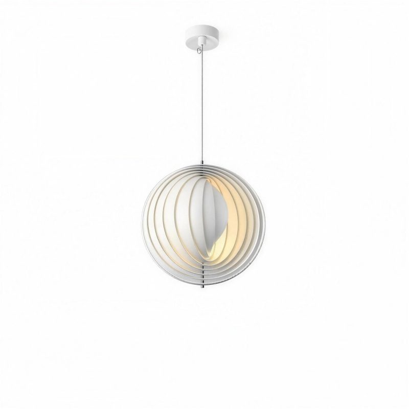 Suspension Boule Blanche