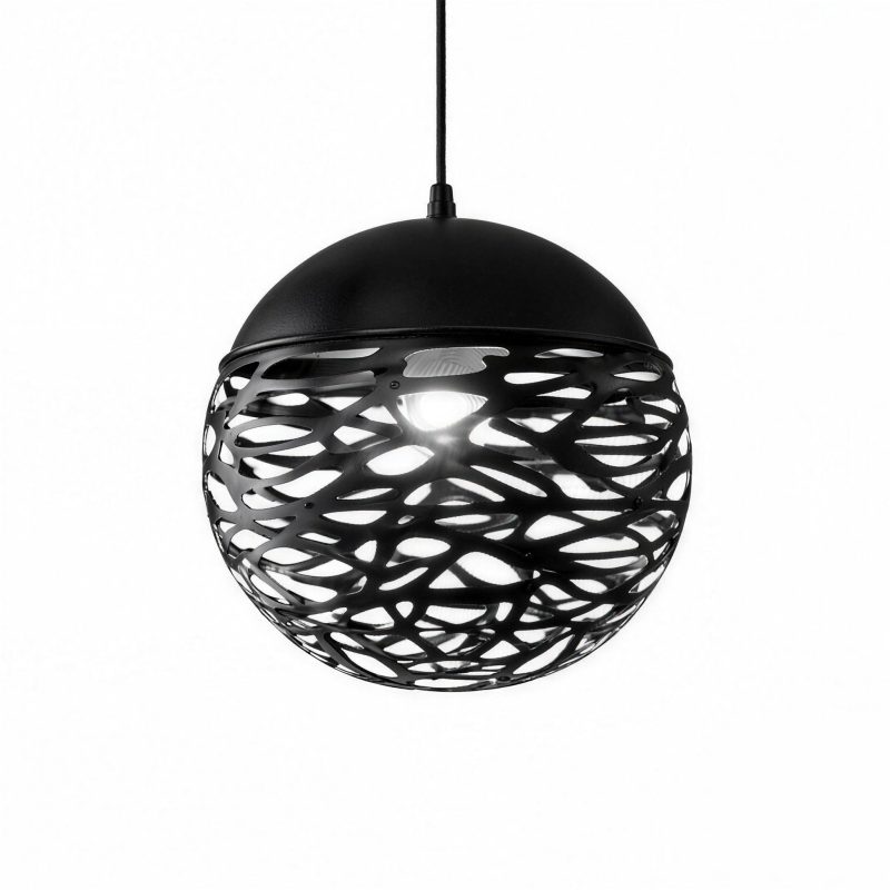Suspension Boule Noire