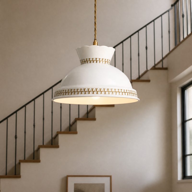 suspension-ceramique-blanche-2 Suspension Céramique Blanche suspension lumineuse d'appoint