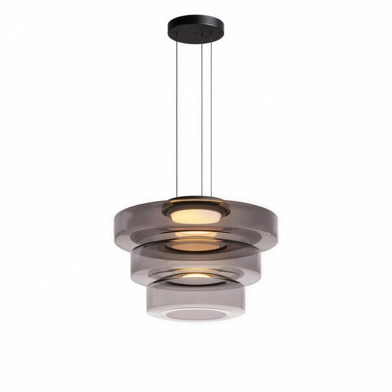Suspension Design Verre Fumé