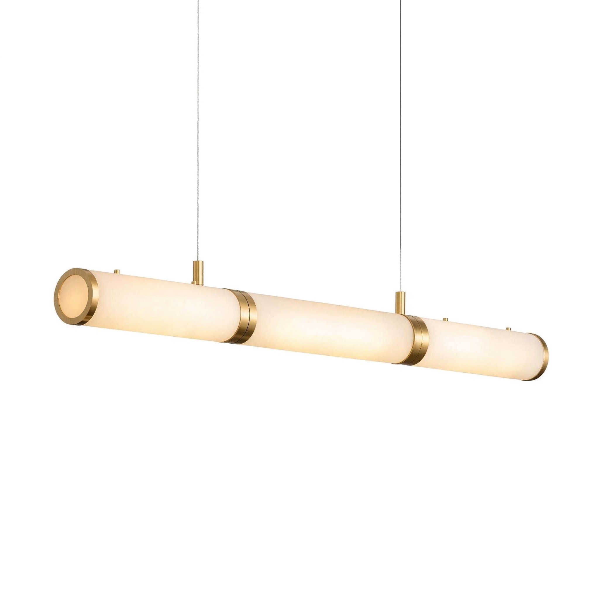 Suspension Linéaire Dorée