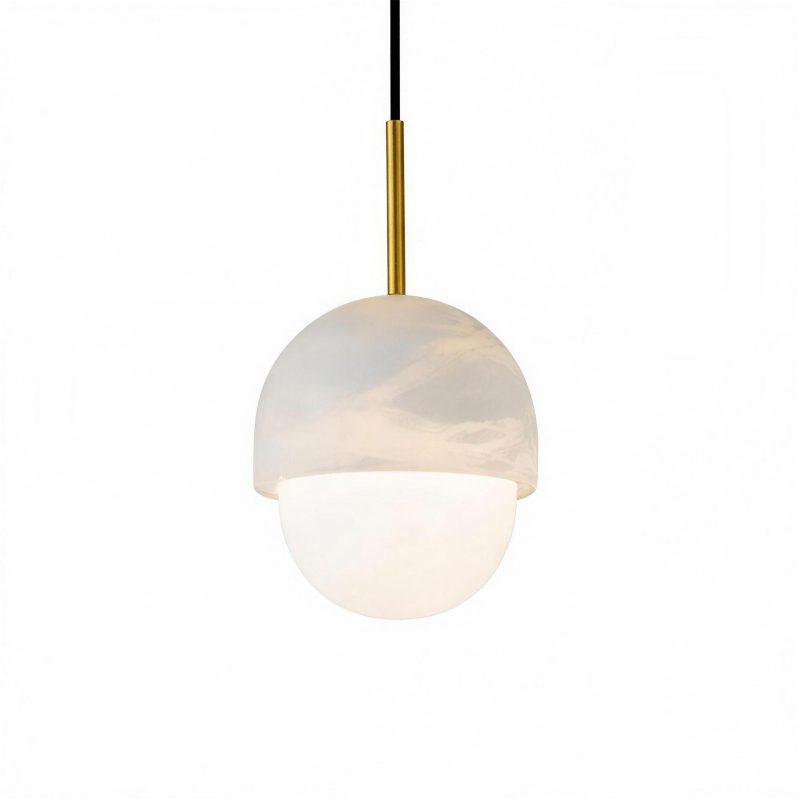 Suspension Marbre Blanc