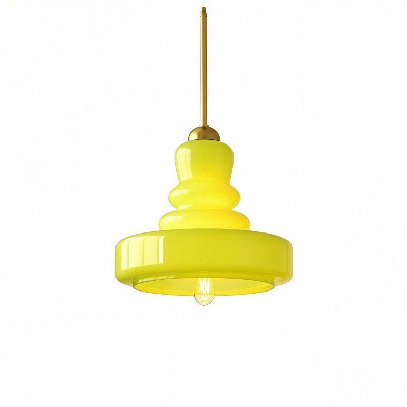 Suspension Opaline Vintage