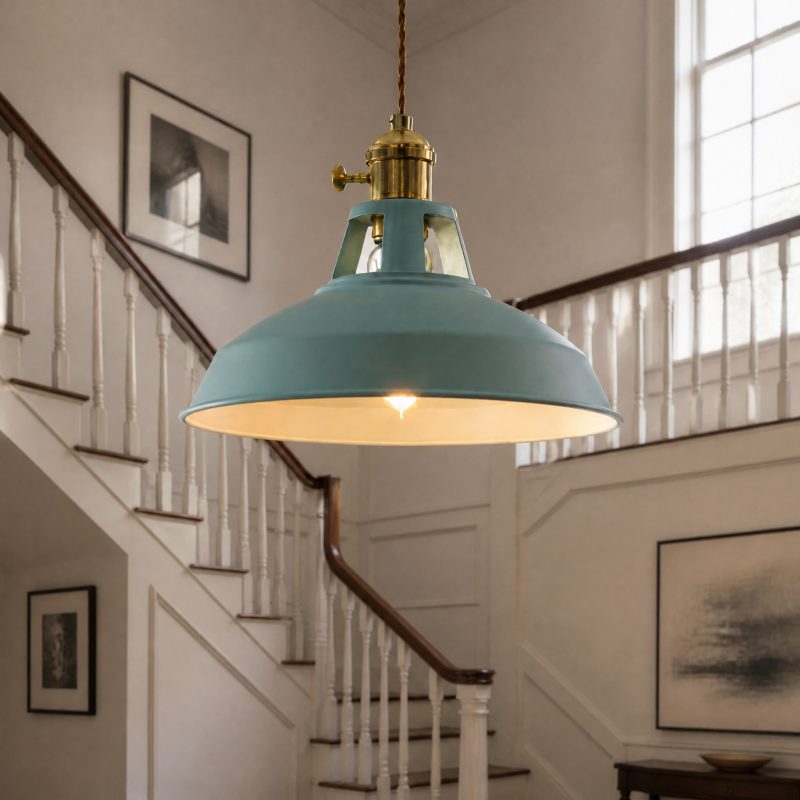 suspension-retro-bleue-1 Suspension Rétro Bleue suspension lumineuse
