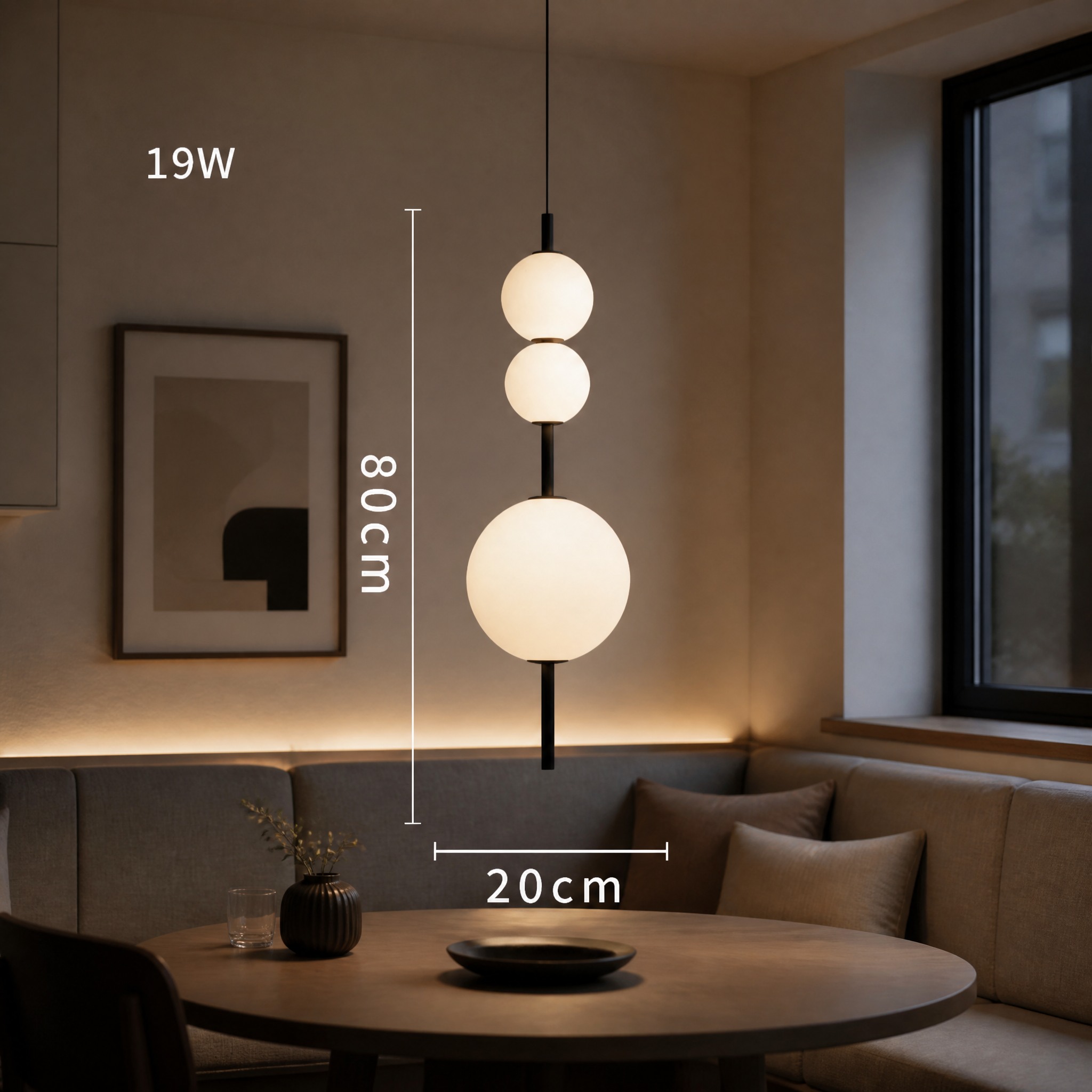 Suspension Verticale LED B