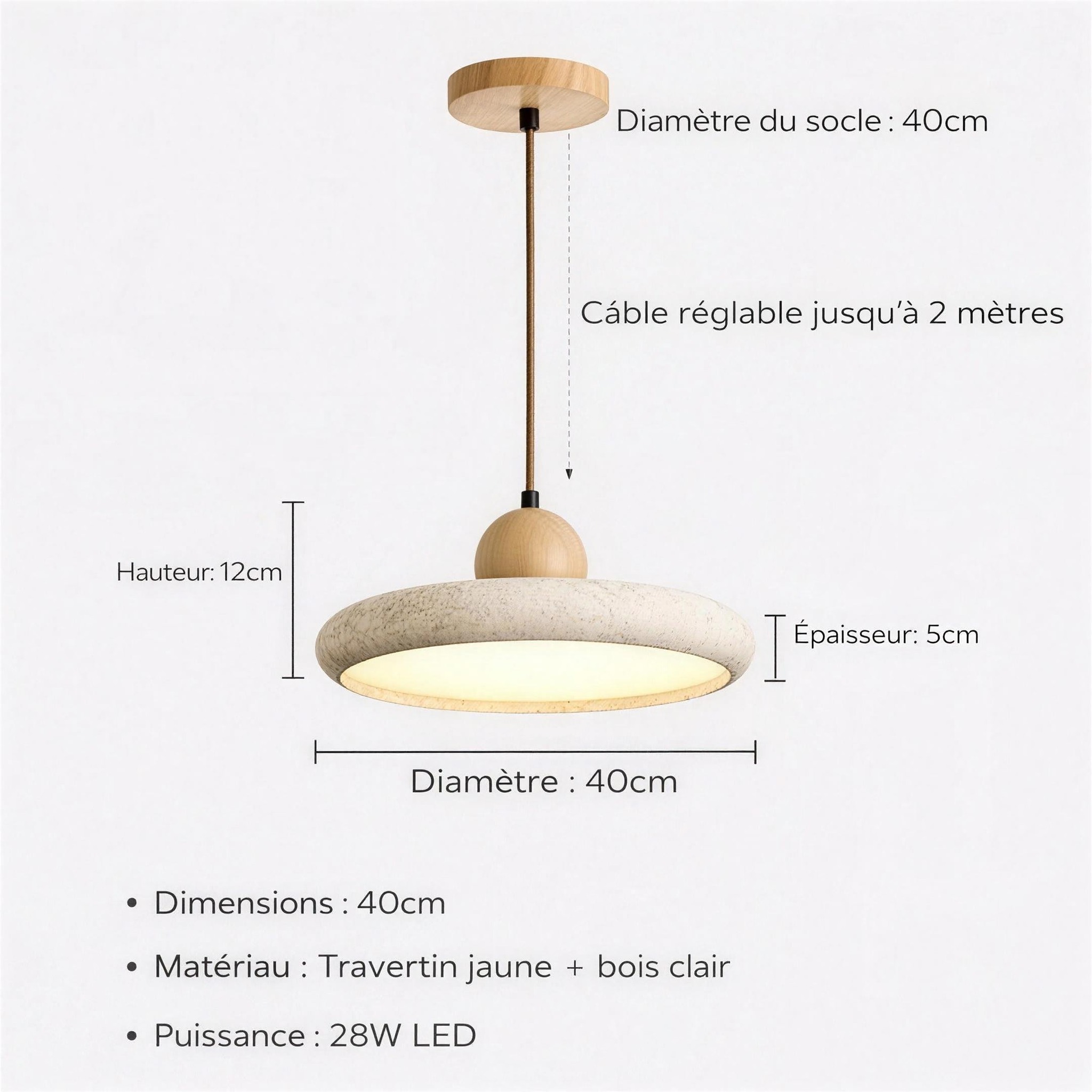 Suspension Wabi Sabi 40CM